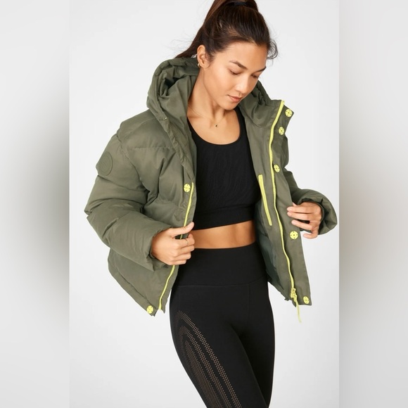 Fabletics Convertible Puffer Coat Jacket - Picture 1 of 11